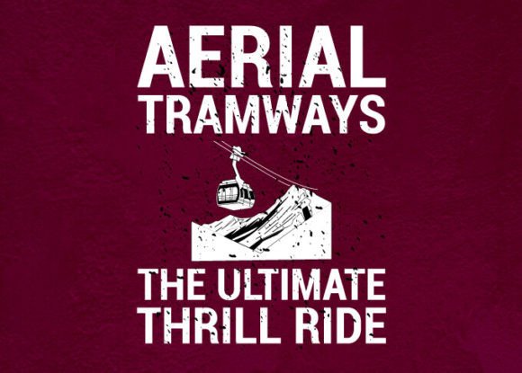Aerial Tramways T Shirt Design 4: Graphics and T-Shirt Designs