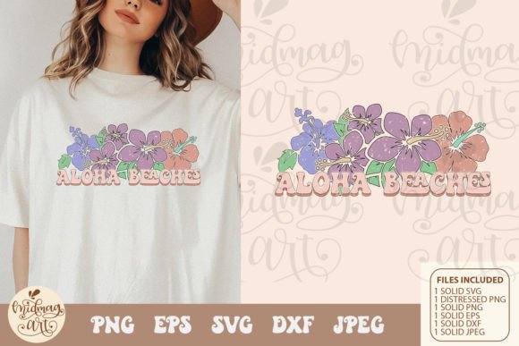 Aloha Beaches Svg Png for Graphics and T-Shirt Designs