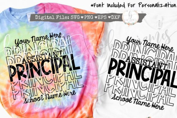 Assistant Principal SVG Sublimation PNG Graphics