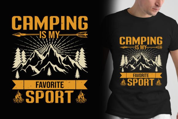 Camping Adventure Svg T-Shirt Design