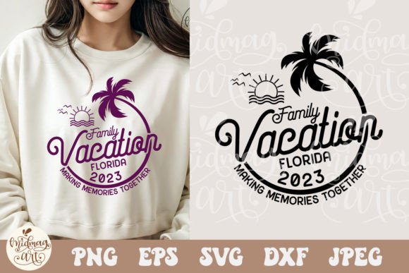 Family Vacation Florida 2023 SVG PNG Graphics