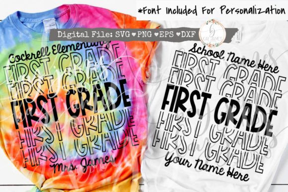 First Grade SVG Sublimation PNG