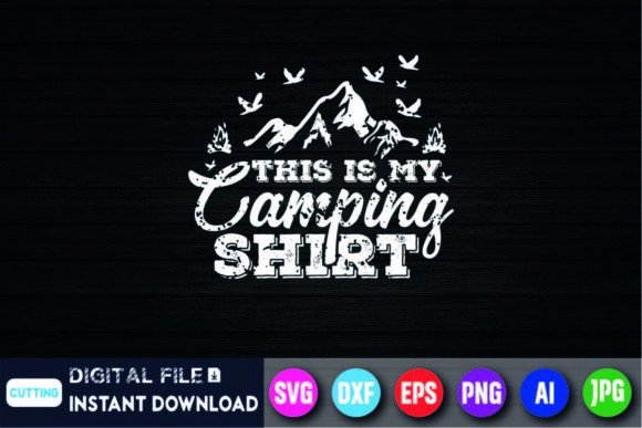 Funny Camper Hiking Nature Outdoor Shirt Graphics