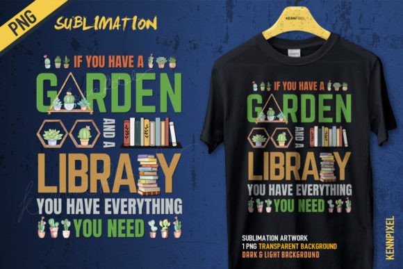 Funny Gardening and Reading Costume Graphics
