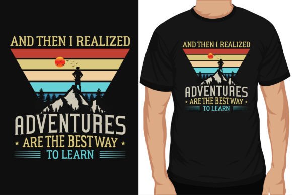 Hiking Graphics Tshirt Design