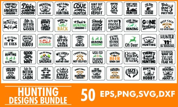 Hunting SVG Bundle Designs T Shirts