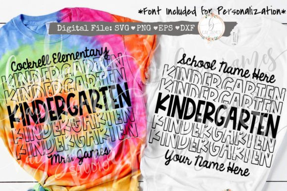 Kindergarten SVG Sublimation PNG for T-Shirt Designs