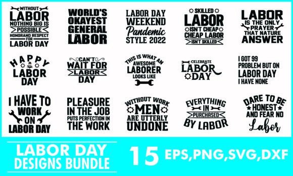 Labor Day T Shirt Design Bundle