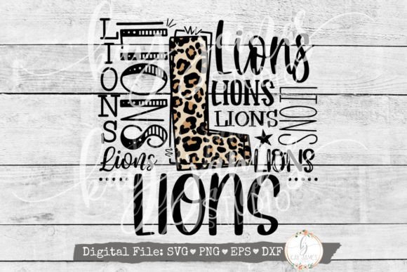 Lions SVG Sublimation PNG