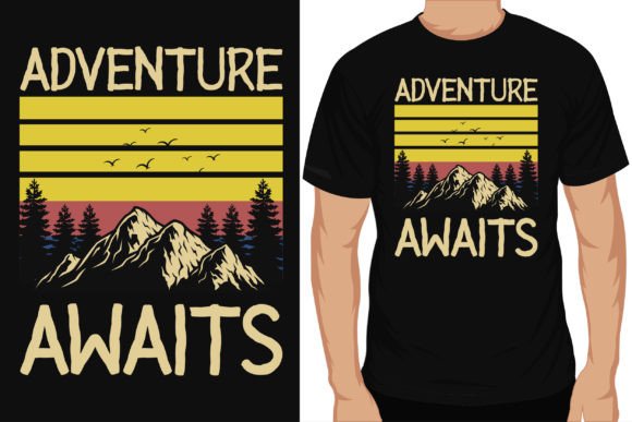 Mountain Adventure Vintages Tshirt Desig