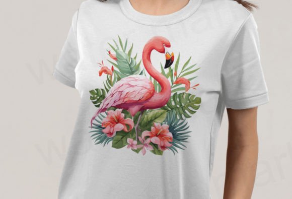Nature Pink Flowers Png for T-Shirt Designs