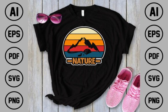 NATURE T SHIRT DESIGN 07: Graphics & T-Shirt Designs