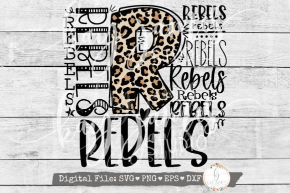 Rebels Mascot SVG Sublimation PNG