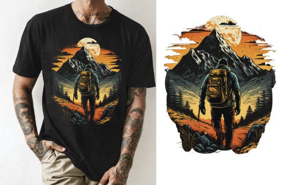 Trailblazing Adventures Hiking T-shirt D Graphics