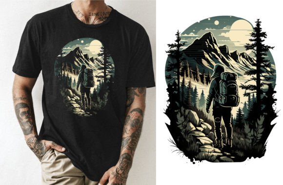 Trailblazing Adventures Hiking T-shirt Graphics