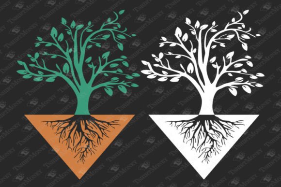 Tree Roots Nature Foliage Symbol Graphics