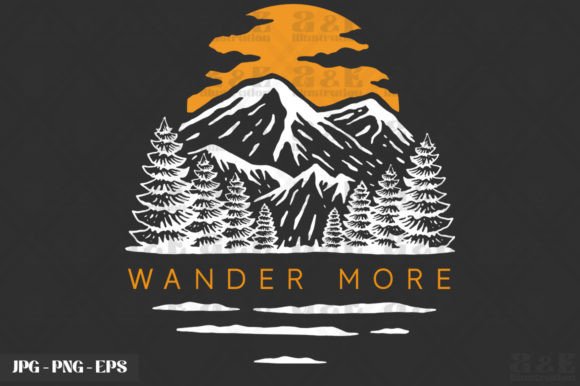Wander More Hiking Outdoors Nature Lover