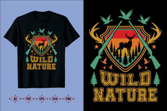 Wild Nature T-Shirt: Graphics and Crafts in One